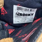 Rocky women’s 10” Farmstead leather boots western cowgirl‎ brown/purple size 6.5 Brown Photo 6