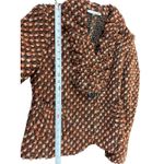 Blugayà Made in Italy Wool Blend Bouclé Textured Blazer Black Orange Women’s 10 Photo 8