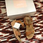 New Balance NEW W/TAG & BOX - BIRKENSTOCK Papillio Soley Ring Buckle Leather Wedges Heels Ginger Brown US Women 8 Photo 1