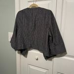 Cato Black White Open Cropped Suit Jacket Womens Size Large Office Work Business Photo 10