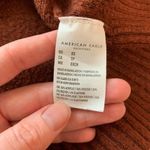 American Eagle  Lace-Up Oversized Pullover Sweater‎ Burnt Orange - Size XS Photo 3
