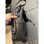 Frye  Olivia Leather‎ Backpack Large Black Bag Purse Photo 7