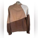 Abercrombie & Fitch Women’s Medium Mini Mockneck Colorblock Fleece Sweatshirt Photo 1