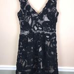 Lela Rose Women’s Silk 3D Floral Net Design Sleeveless A Photo 3