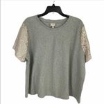 A New Day gray & sequins sleeves sweatshirt XXL Photo 1
