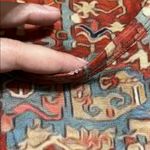 Peruvian Connection  Art Print Abstract Jersey Sleeveless Maxi Dress Rust Red XS Photo 6