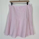Sigrid Olsen  White & Pink Eyelet Skirt 14 Photo 0