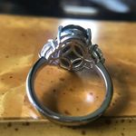 Natural Labradorite Mystic Topaz Sterling Silver Ring Size 7 Blue Photo 7