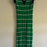 Anthropologie Daily Practice Dress Midi Sweater Green Stretch Preppy Size Small Photo 6