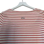 Joules Striped Dachshund Embroidered Long Sleeve Top US 4 Red White Cotton Photo 7