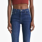 MOTHER The Dazzler Hover in Invitation Only Jeans Sz. 24 Blue Photo 0