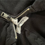 Garage  Black Cropped Zip-Up Hoodie- Size Large Photo 4