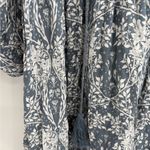 Made in India Y2K bohemian boho blue floral prairie coquette long sleeve medium Photo 3