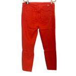 Tractr Women's Mona High Rise Ankle Length Coral Pink Jeans Size 14 NWT Red Photo 2