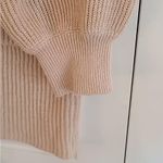 Free People  Beach Picnic Sweater Mini Dress Oversized Size XS Color: Natural Photo 4