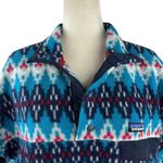 Patagonia Synchilla Fleece Snap-T Pullover Forest Carpet Deep Sea Blue Small Photo 2