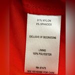 NWOT Taylor red lace asymmetrical hem dress Size 8 Photo 4