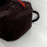 Vera Bradley Quilted Travel Duffel Bag Zipper Cotton Brown Floral Print Large Photo 2