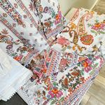 Pakistan designer 3 peace suit size 8 Gray Photo 5