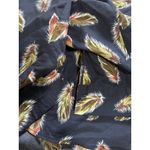 Daniel Rainn Women Feather Popover Blouse Size XL Long Sleeve Lightweight Boho Photo 7