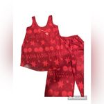 Victoria's Secret Vintage Gold Label Red Sheer Pajama Set Size Small NWT Photo 6