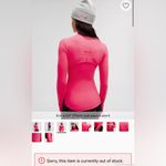 Disney Lululemon NWT Define Nulu  Jacket Full Zip Lip Gloss Color Size 6 Photo 3