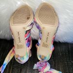 Gianni Bini  Abrianna Tie-Dye Lace-Up Ankle Wrap Heels Women's Size 9 Photo 5
