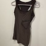 Lululemon Athletica! Black muscle tank top with a built in sports bra size 6! Photo 5