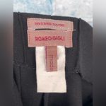ROMEO GIGLI Wool Center Seam High Waist Pants size eu 38/8 Black Photo 8