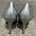 Stuart Weitzman NEW Chantelle Aluminum Chantelle Lace Peep Toe Heels/Pum… Photo 5