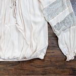 Guess by Marciano • vintage peasant blouse top beige nude lace sheer boho Photo 5