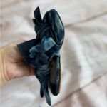 Rebecca Minkoff  Rheta Tie Dye Denim Block Heel Bow Sandal Women Sz 7.5 Slide Photo 4