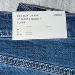 American Eagle Blue Distressed Baggy Flare Jeans Photo 5