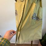 Lyn Around Yellow Tan Large Collared Sleeveless Tiger Embroidered Dress Size 4 Photo 9