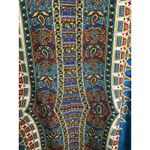 Sante Women Tribal Print MuMu/ Kaftan Sz. Os Blue Loungewear Comfort Modest EUC Photo 3