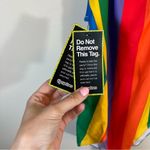 Tipsy Elves ✨  Rainbow One Piece Swim Suit Halter Women’s Medium Photo 5