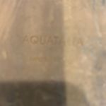 Aquatalia Blue Pebbled Leather Slide Flat Slip On Sandals Women's Size 8 Photo 8