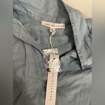 Jane and Delancey  Light Blue Button-Down Mini Dress Photo 3