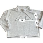 Rae Dunn . "Coffee" Sweatshirt size L Photo 3
