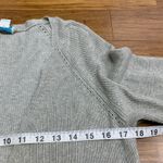 Sundance Open Front Cardigan Women Small Petite Gray Knit Sweater Pockets Casual Photo 5