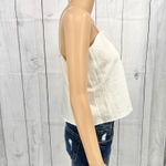 VINTAGE MEDIUM Undercover Wear 60's Cream Sheer Crop Top Floral Photo 3