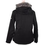 Surfanic Technical Winter Ski Jacket S Black Waterproof Pockets Lined Hooded Photo 4