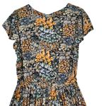 American Eagle Dainty Floral Boho Peasant Maxi Dress Womens Small Crochet Detail Pink Photo 7