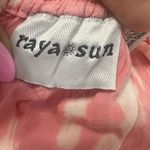 Raya Sun Tie Dye Beachy BOHO Tank Pink and Gray Sleeveless Mini Sundress Photo 8