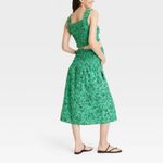 NTM: Isabel Maternity Green Floral Elastic Smocked Waist Skirt NWT Sz M Photo 12