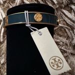 Tory Burch NWT Authentic Green Enamel Logo 7mm Bracelet with Dustbag Photo 4