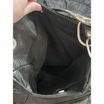 Kathy Van Zeeland  LARGE BLACK WITH LEOPARD TRIM HANDBAG SHOULDER BAG RHINESTONES Photo 2