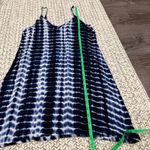 SheIn  Blue Tie Dye Mini Loose Fitting Dress Photo 7