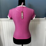 SKIMS NWT  Soft Lounge Baby Tee - blush multi - size Medium - SOLD OUT 💗 Photo 5