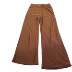 Lulus Size M Follow The Festivities High Rise Wide Leg Pants Copper Metallic NWT Photo 3
